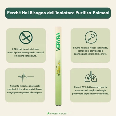 VERYRA PURÀLIS | Inalatore Purifica-Polmoni™
